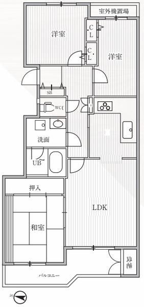 【Ｔ’ｓ　ｇａｒｄｅｎ横浜反町の間取り】