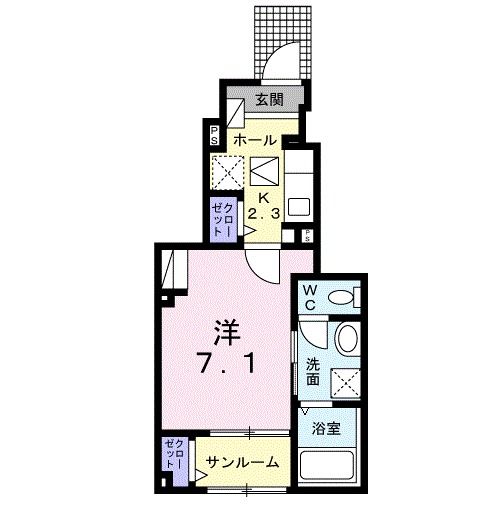 リバティ　アイランドの間取り