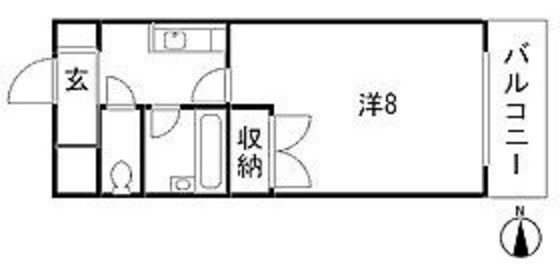 ノマージュ大芝の間取り