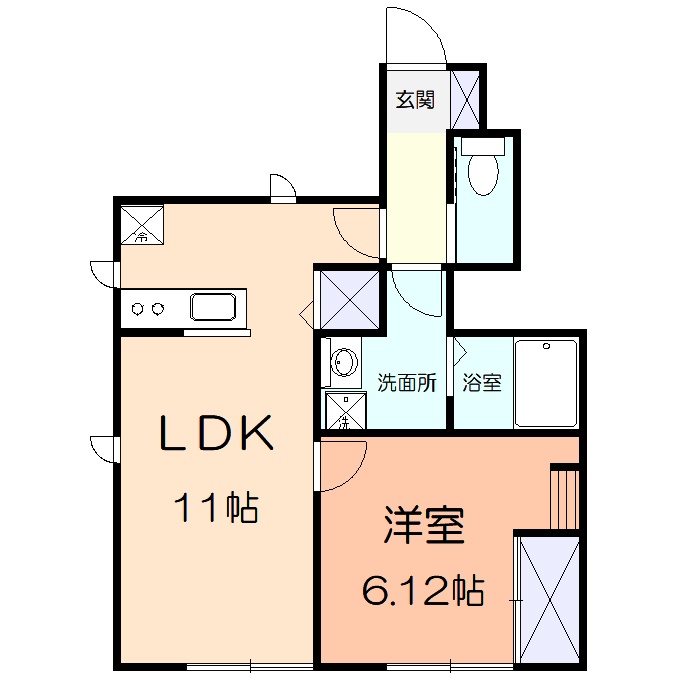 メゾン大崎の間取り