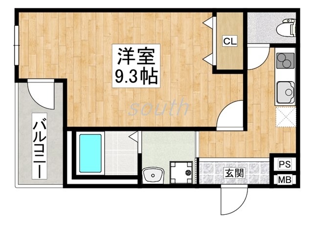 フジパレスだいどう豊里II番館の間取り