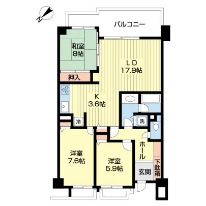 ガーデンホームズ上池台の間取り