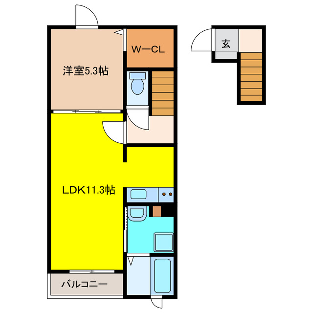 グリチネの間取り