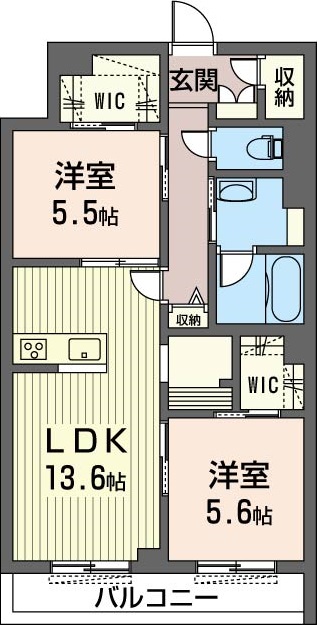 カメリア　ブランの間取り