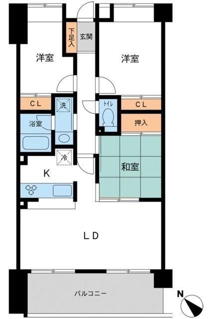 カーサグラン松戸の間取り