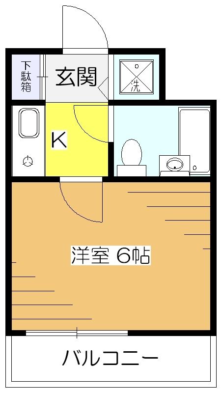 小平市小川町のマンションの間取り