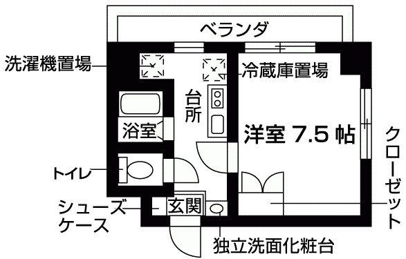 ル・シャンテDの間取り