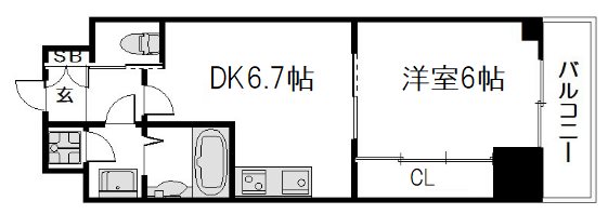 グランエターナ京都の間取り