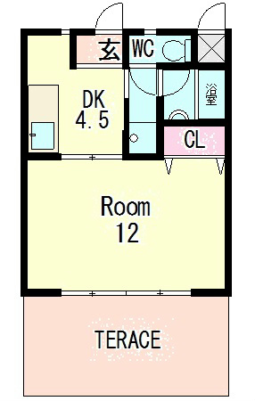 敷島第4マンションの間取り