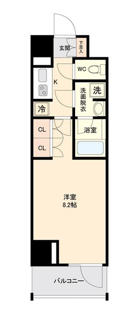 足立区中川のマンションの間取り