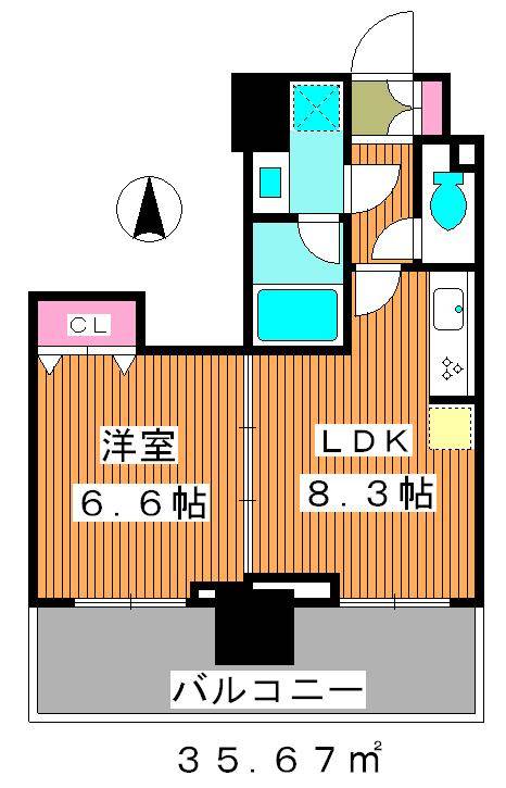 ＫＤＸレジデンス大山の間取り