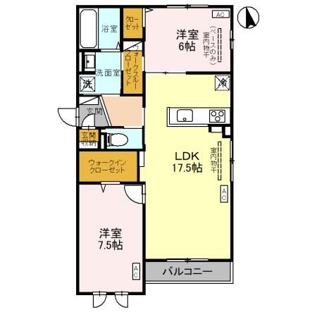 【D-residence新庄　Iの間取り】