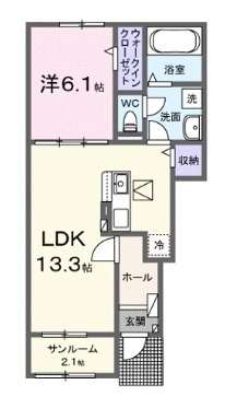 ウエストパークの間取り