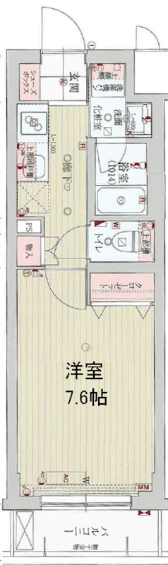 ベラジオ　雅び　北野白梅町駅前の間取り