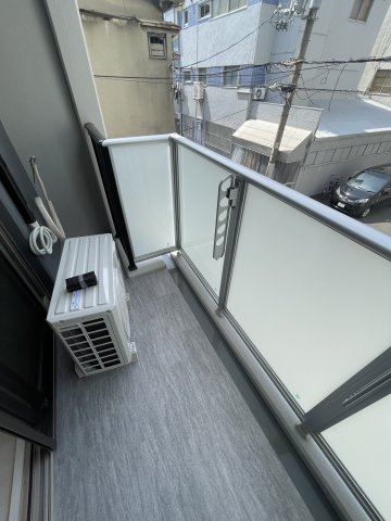 バルコニー　広々としたバルコニーです