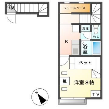 レオネクスト深針の間取り