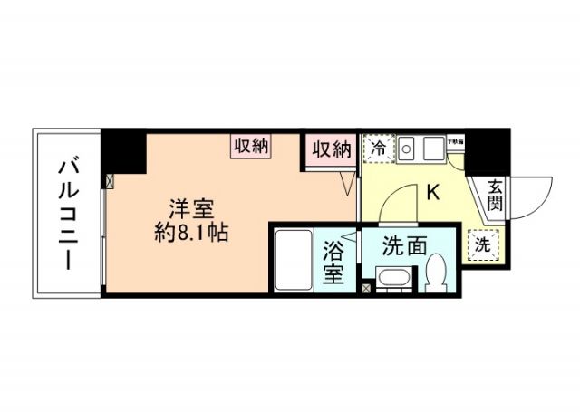 カレッジコート富山大学正門前の間取り