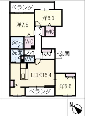 フレオベージの間取り