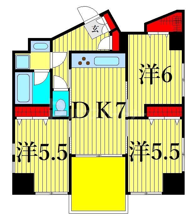 プロスペクト町屋の間取り