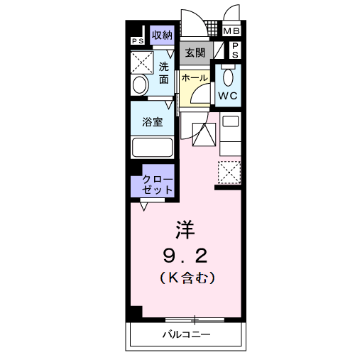 スカイビレッジ２１の間取り