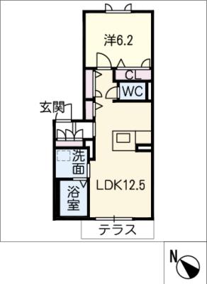 アンビエンテ新町の間取り