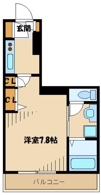 町田市南大谷のマンションの間取り