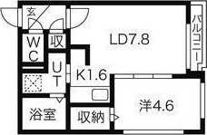 カーサ北17条の間取り