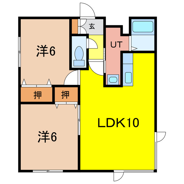 サンパーク8条の間取り