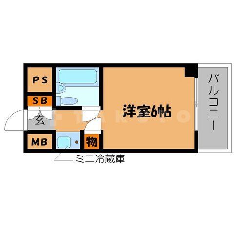 守口市寺内町のマンションの間取り