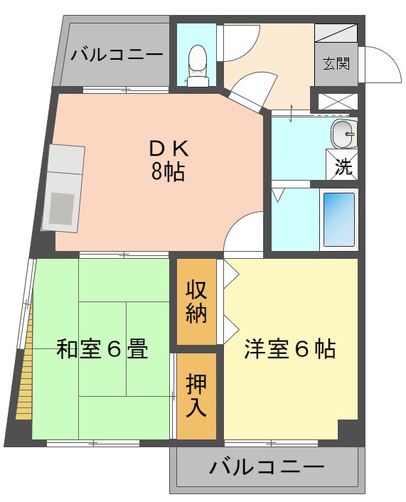 ヴェラフォルトーナの間取り