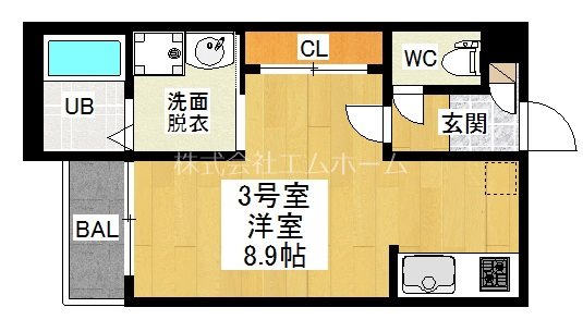 GRANDTICスリジエの間取り