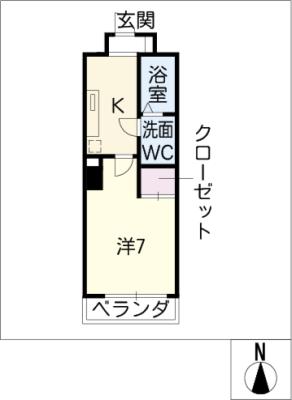 ＣＡＳＡ八番館の間取り