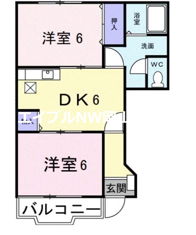 サンシャイン廣畑の間取り