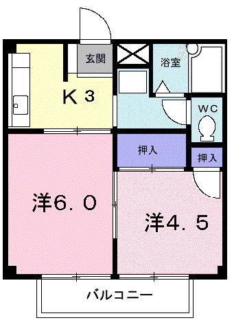 サカエハイツの間取り