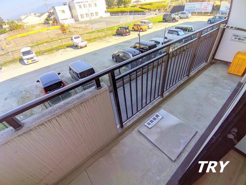 バルコニー　東向きのバルコニー