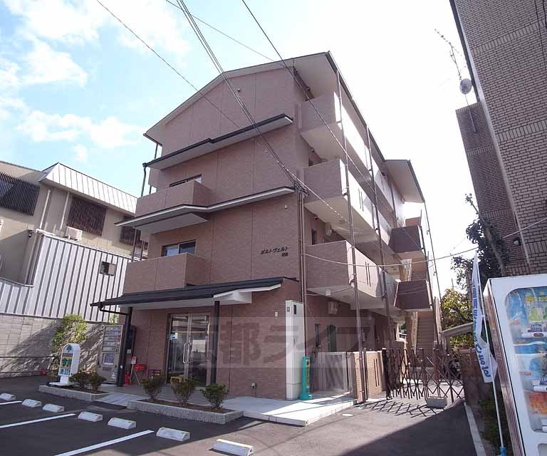 建物外観　・お問い合わせは京都ライフまで・