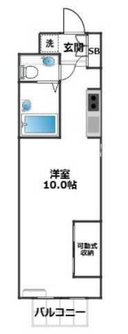 北沢スタディオスの間取り