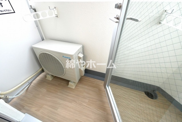 バルコニー　広々としたバルコニーです