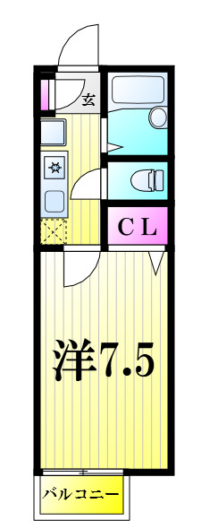 レインボーハイツの間取り