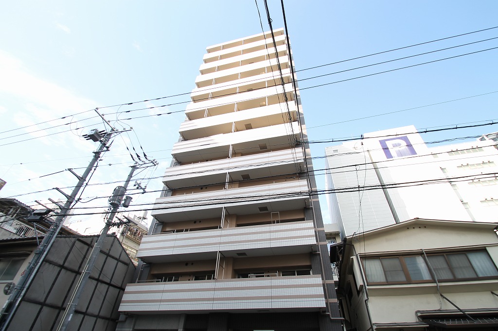 建物外観　南向きバルコニーで日当たり良好です。