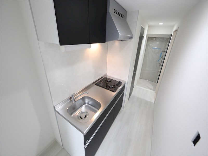 キッチン　システムキッチン（ガス2口コンロ付）