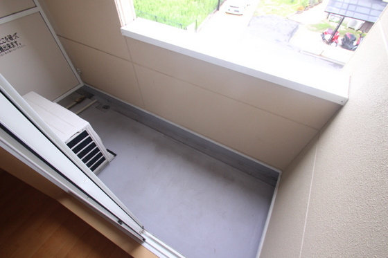 バルコニー　※別部屋の写真です