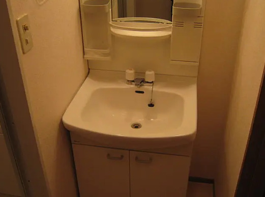 洗面設備　別タイプ部屋　参考写真です