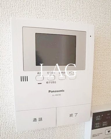 セキュリティ　モニター付きインターホンです。