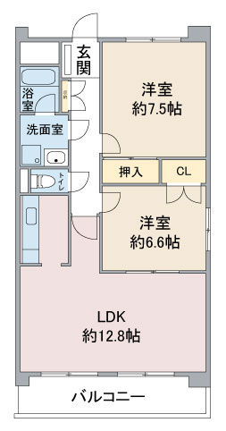 サンパーク一社の間取り写真
