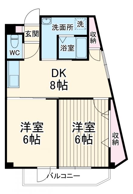ヒロタマンションの間取り写真
