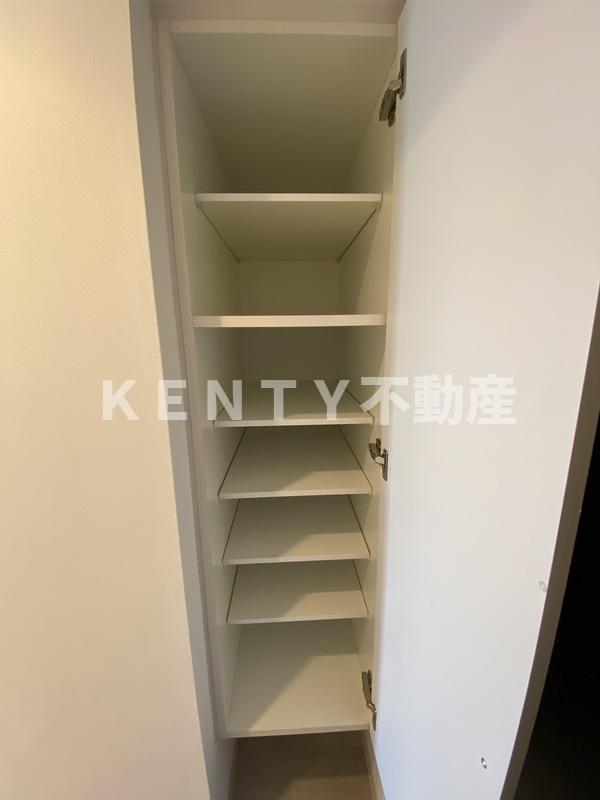 収納　十分な収納スペースがあります