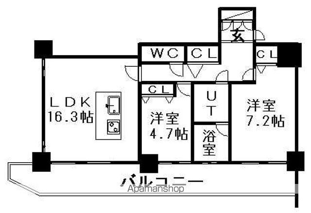 グランドタワー札幌の間取り写真