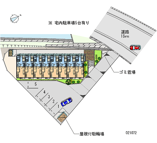 【ヴェルベアの駐車場】