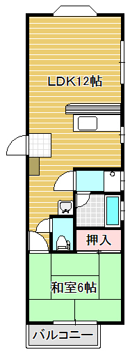 ＴＴハイツの間取り